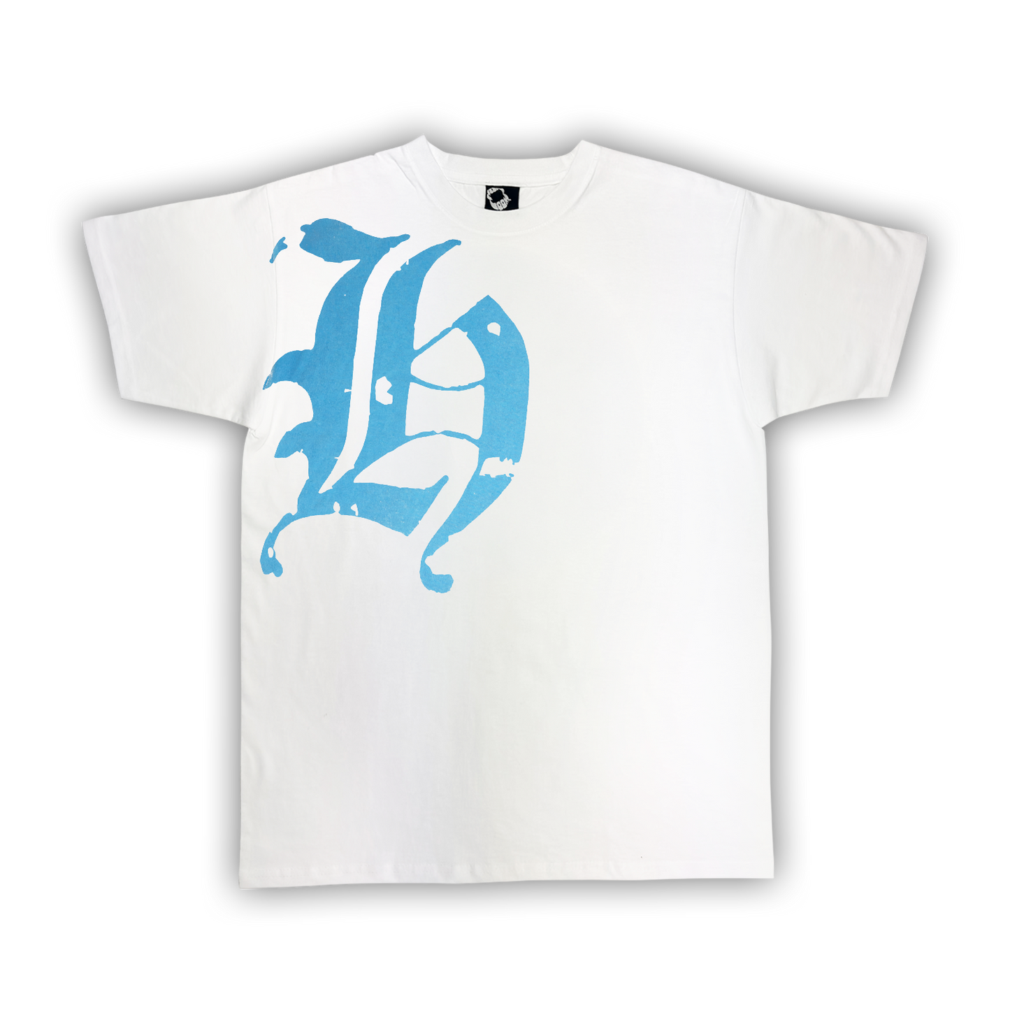 WHITE / BABYBLUE "H" SHIRT